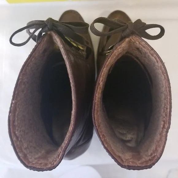 CIRCA Joan & David Dk. Brown Leather Bootie - Picture 4 of 9